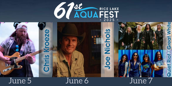 61st Rice Lake AquaFest - June 2025